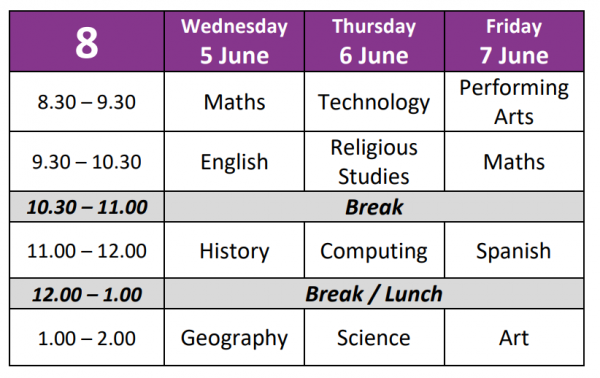 Exams - Carrington School
