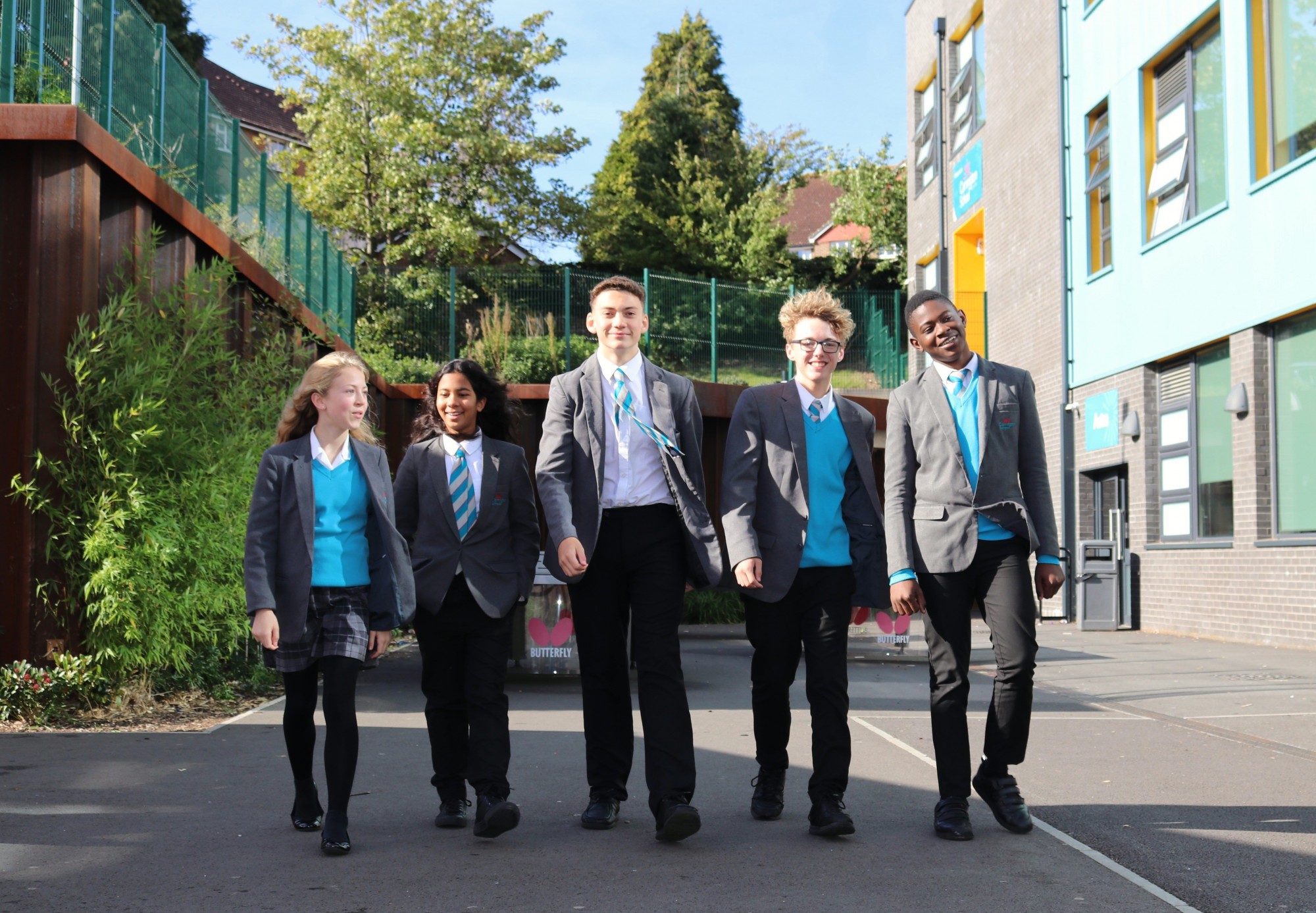 Pupils at Carrington School